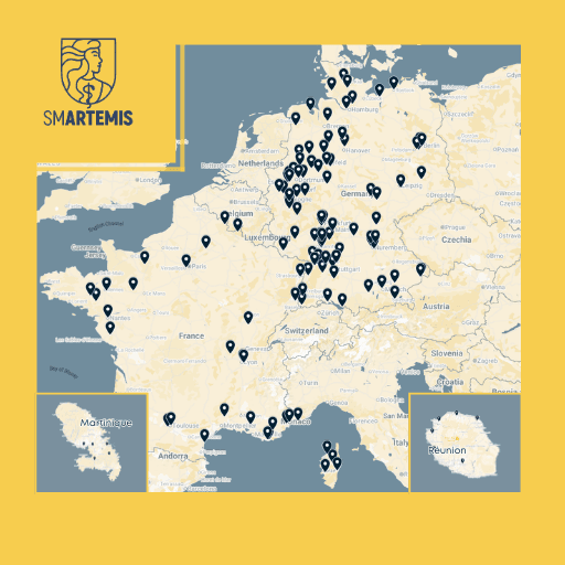 Smartemis Network Map Germany